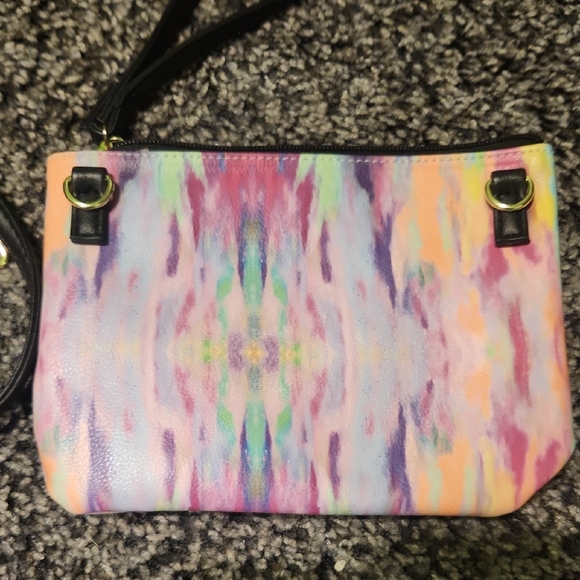 Betsey Johnson Multicolor Clutch with Black Strap - Picture 4 of 4